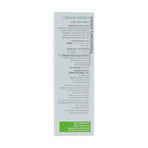 Estratto di passiflora XXI Soria Natural, 50 ml