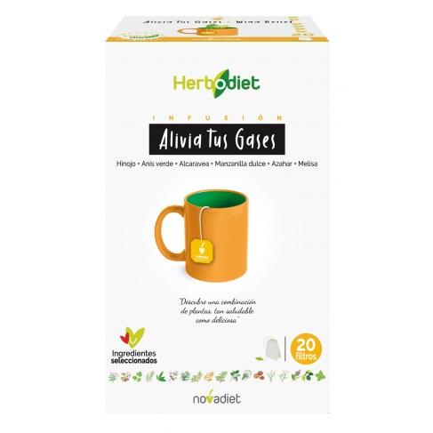 Herbodiet Alivia tus gases Novadiet, 20 bustine