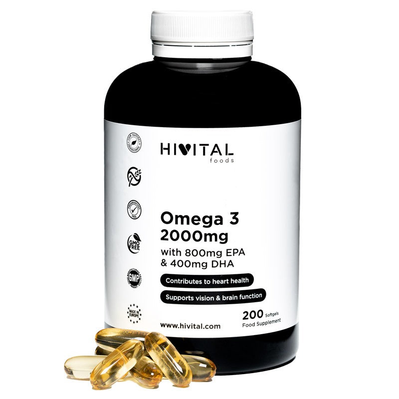Omega 3 2000 mg Hivital 200 Kapseln