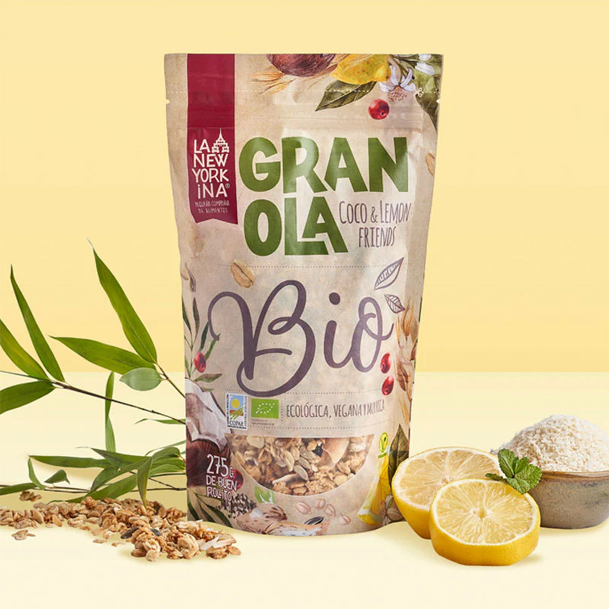 Granola kokosowo-cytrynowa Friends La Newyorkina 275 g