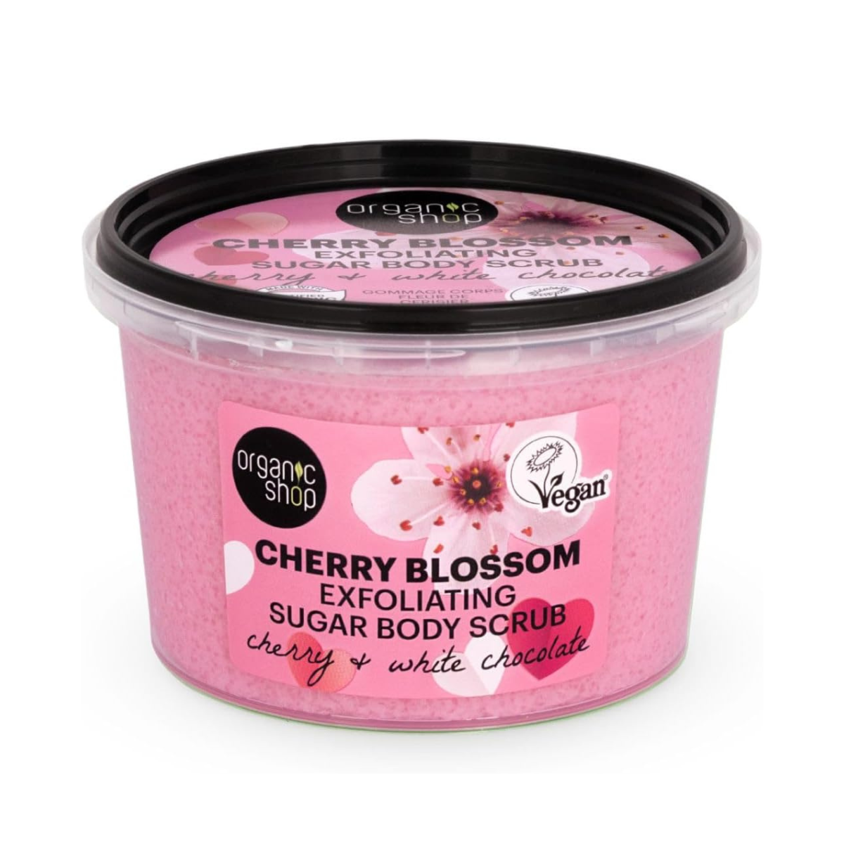 Organic Shop Cherry Blossom Sugar Body Scrub 250 ml