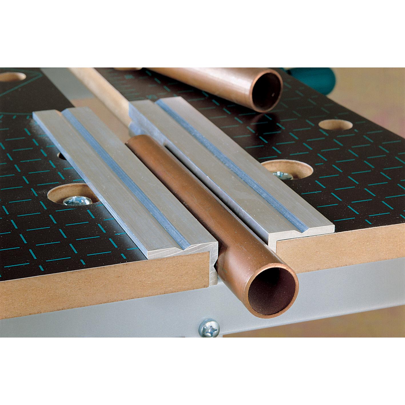 Wolfcraft 6171000 – 2 Schraubstockbacken aus Aluminium