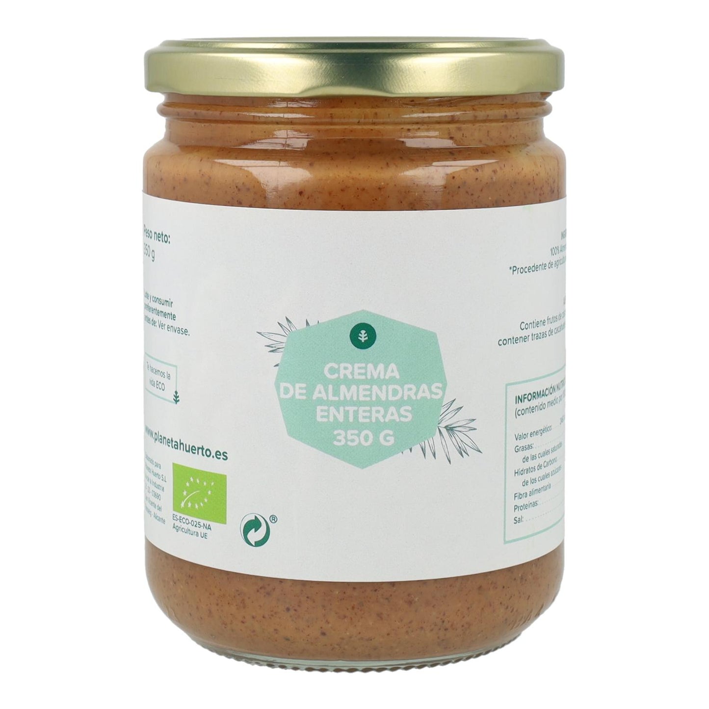 Crema di mandorle intere ECO Planeta Huerto 350 g