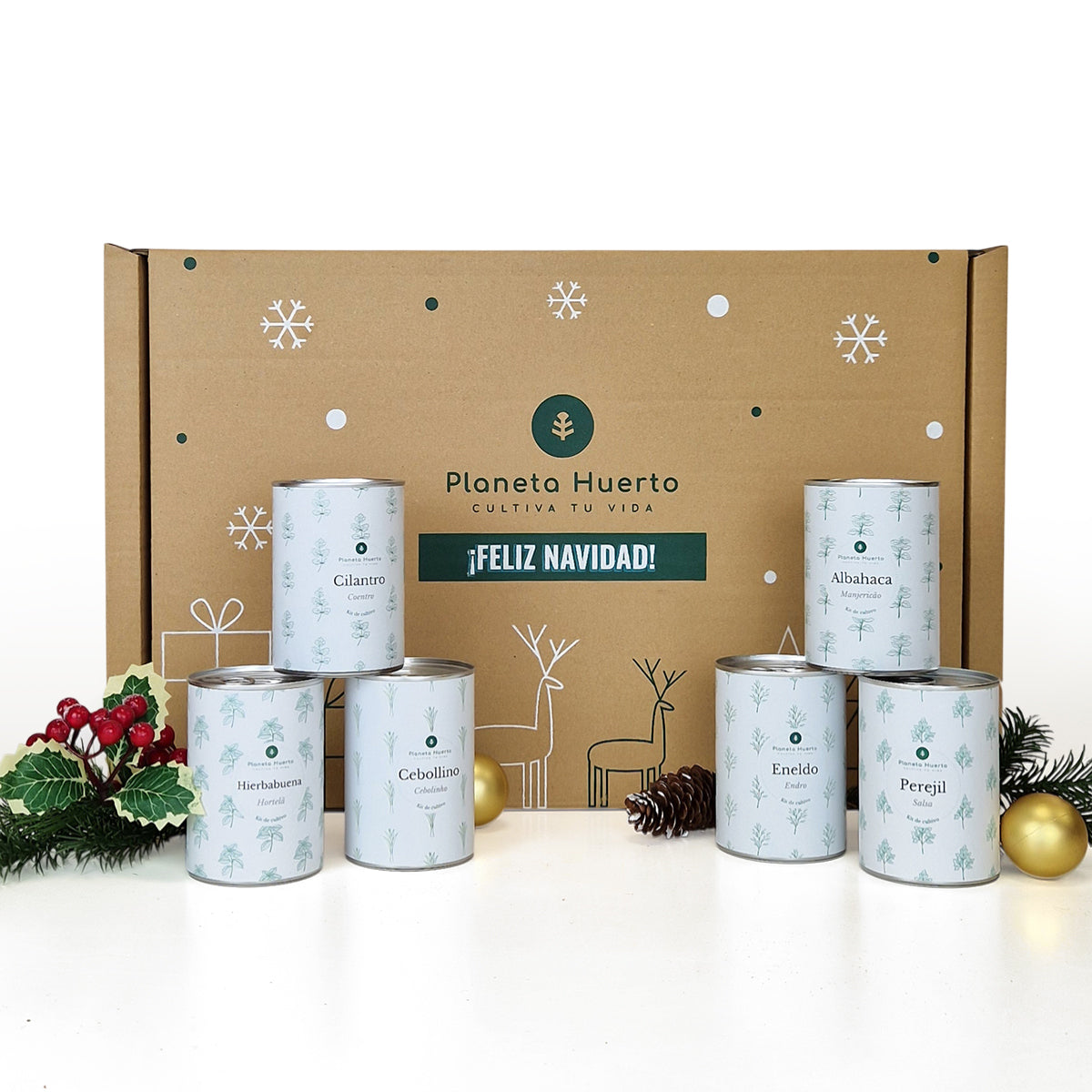 Kit per la coltivazione aromatica Pacco Pettorale Planeta Huerto