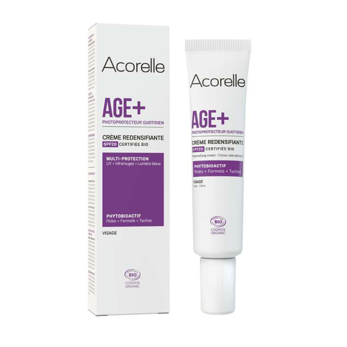 Spf20 Age+ herstellende gezichtscrème, ACORELLE, 40 ml