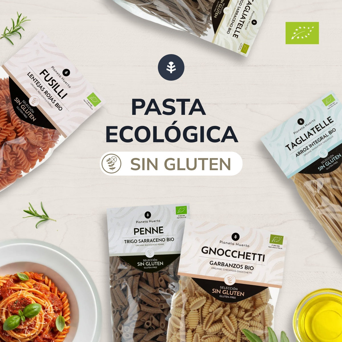 Glutenfreie Buchweizenspiralen ECO von Planeta Huerto 500 g