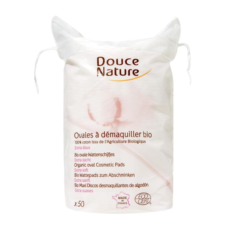 Extra zachte make-upremoverpads XL Douce Nature 50 stuks