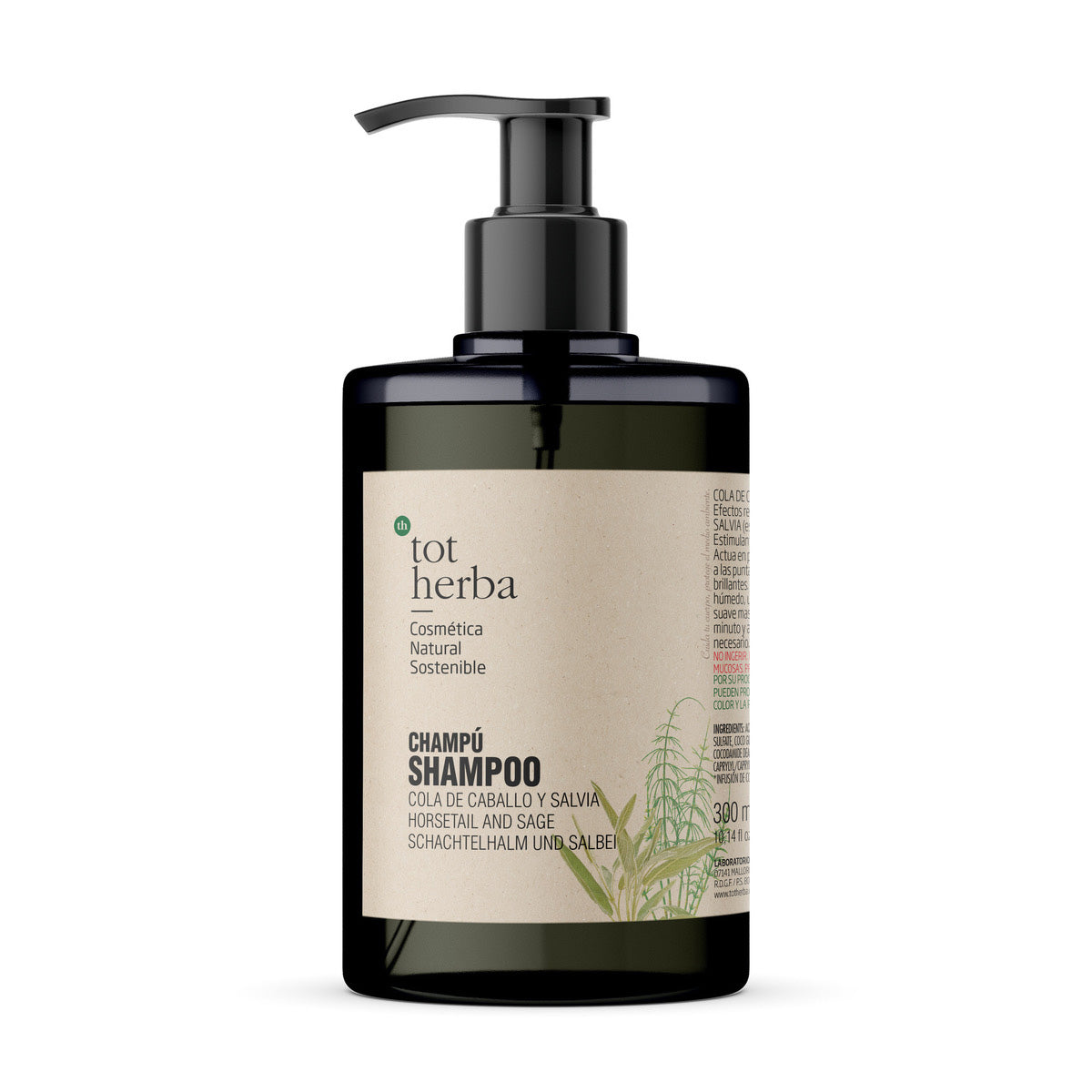 Horsetail and Sage Shampoo, Toto Herba, 300 ml