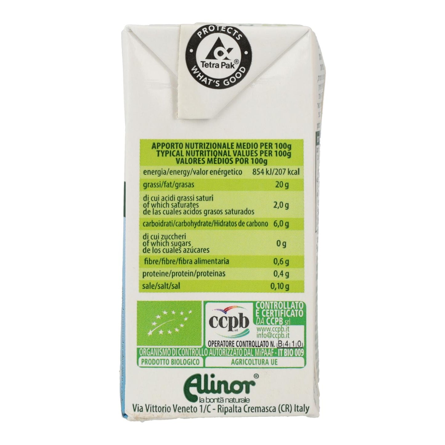 Vitariz Organic Liquid Rice Cream for Cooking 200 ml