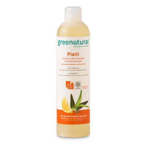 Detergente per piatti all'aloe Greenatural 500 ml