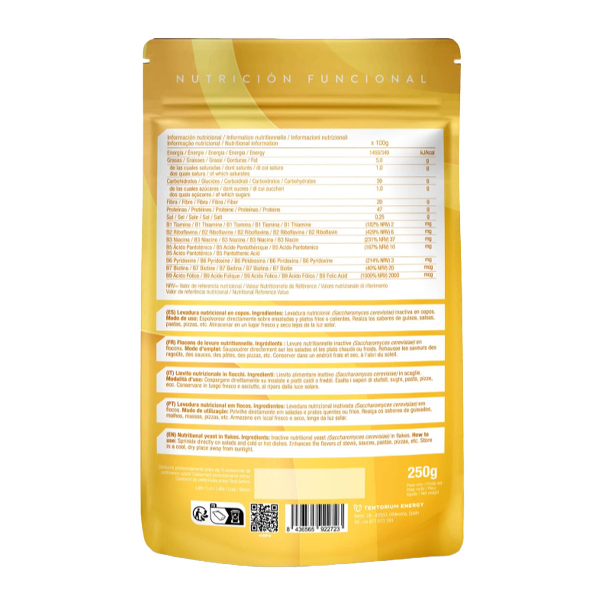 Ernährungshefe Bland in Flocken Energy Feelings 250 g