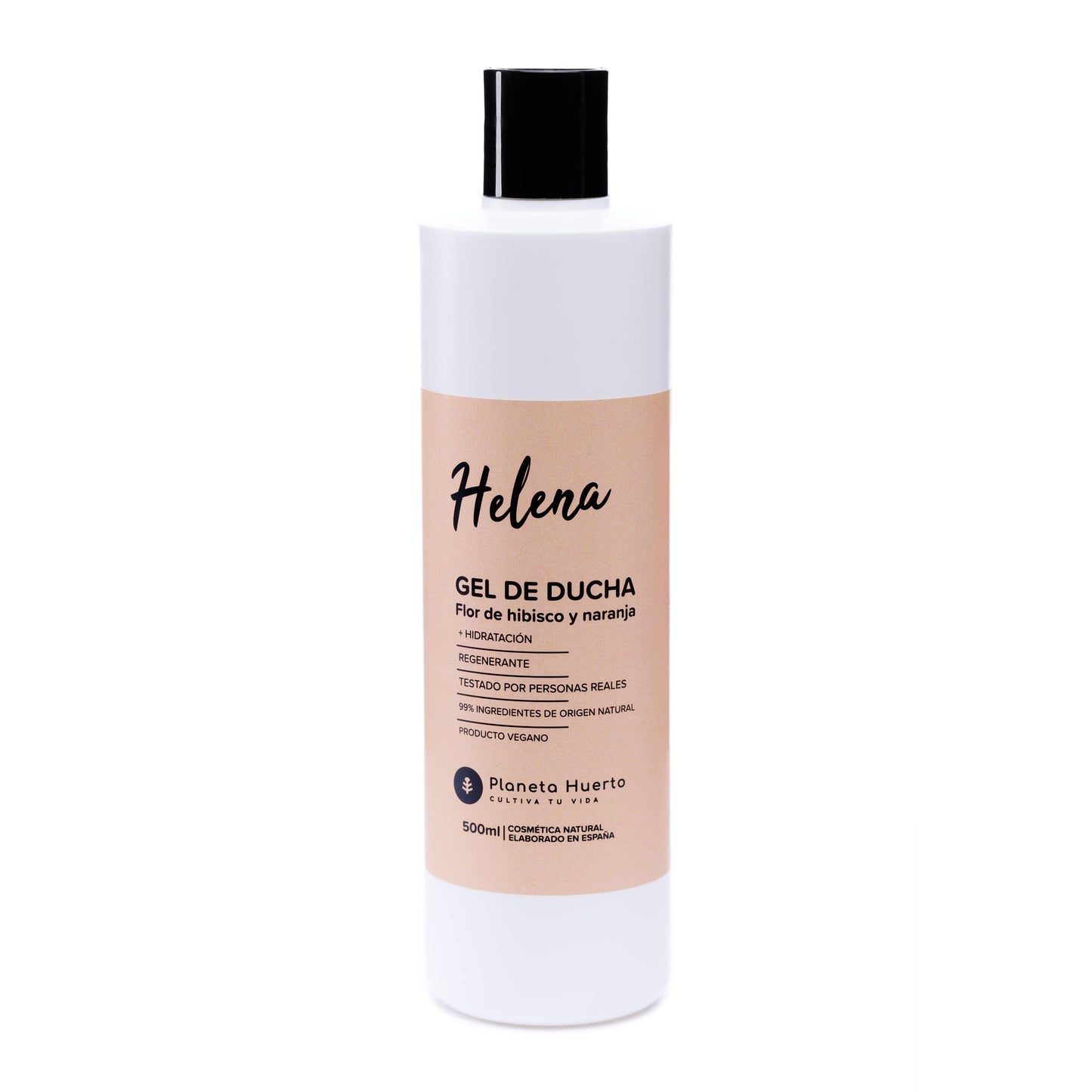 Gel doccia ai fiori di ibisco e arancia Planeta Huerto 500 ml