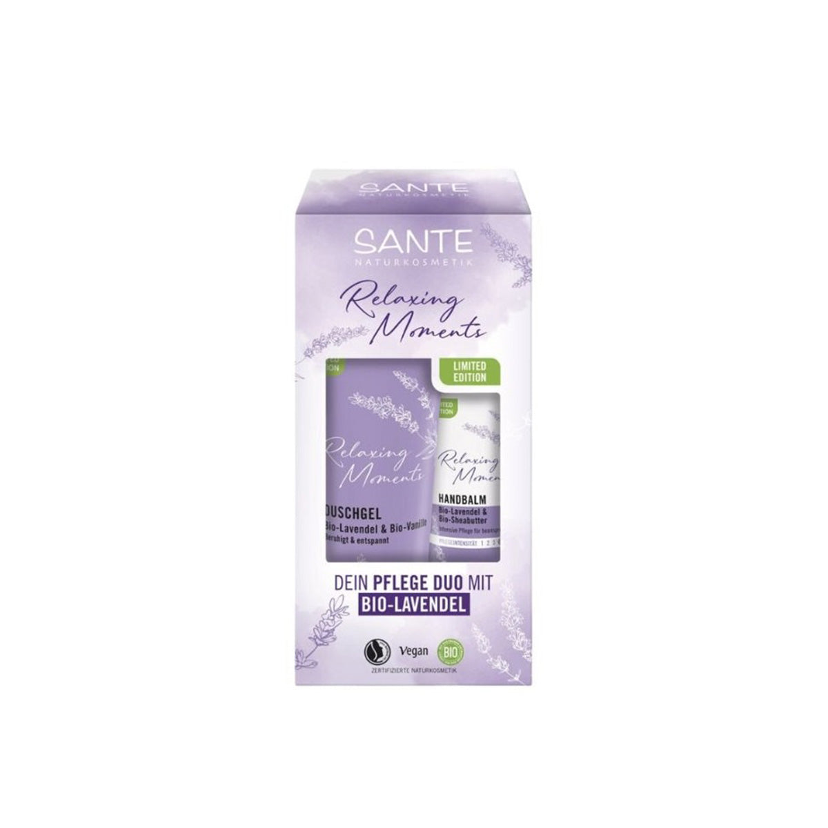 Confezione regalo per la cura del corpo Relaxing moments lavanda