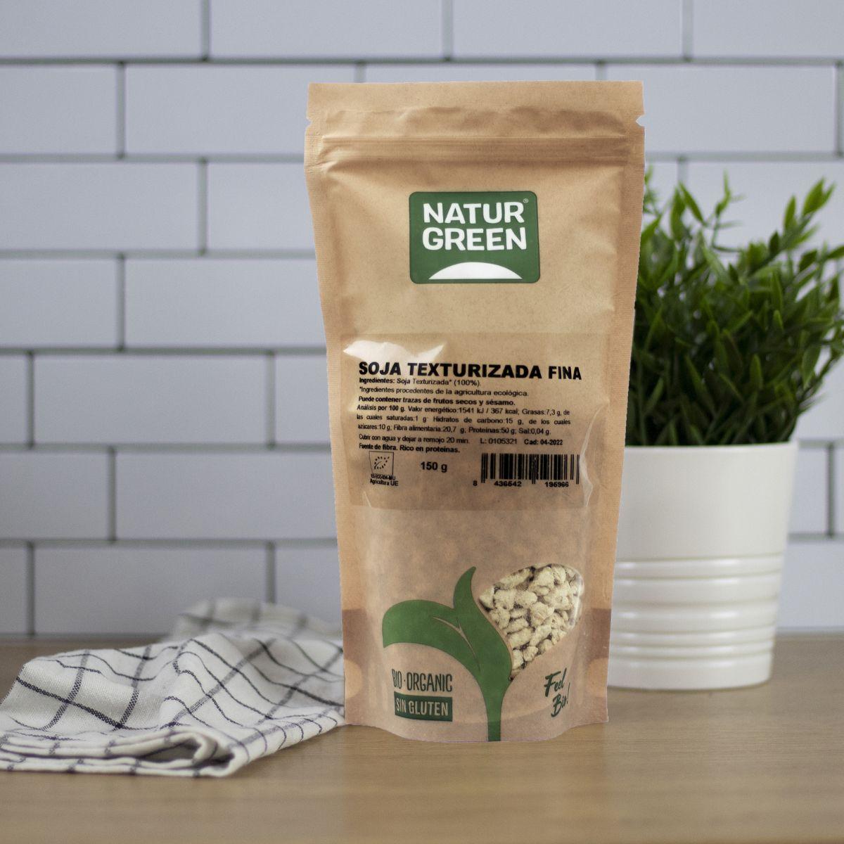 Fein texturiertes Soja Naturgreen 150 g