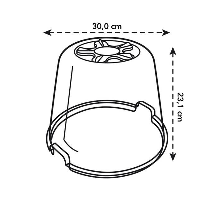 Cubierta Invernadero para macetas Green Basics Elho 17 cm