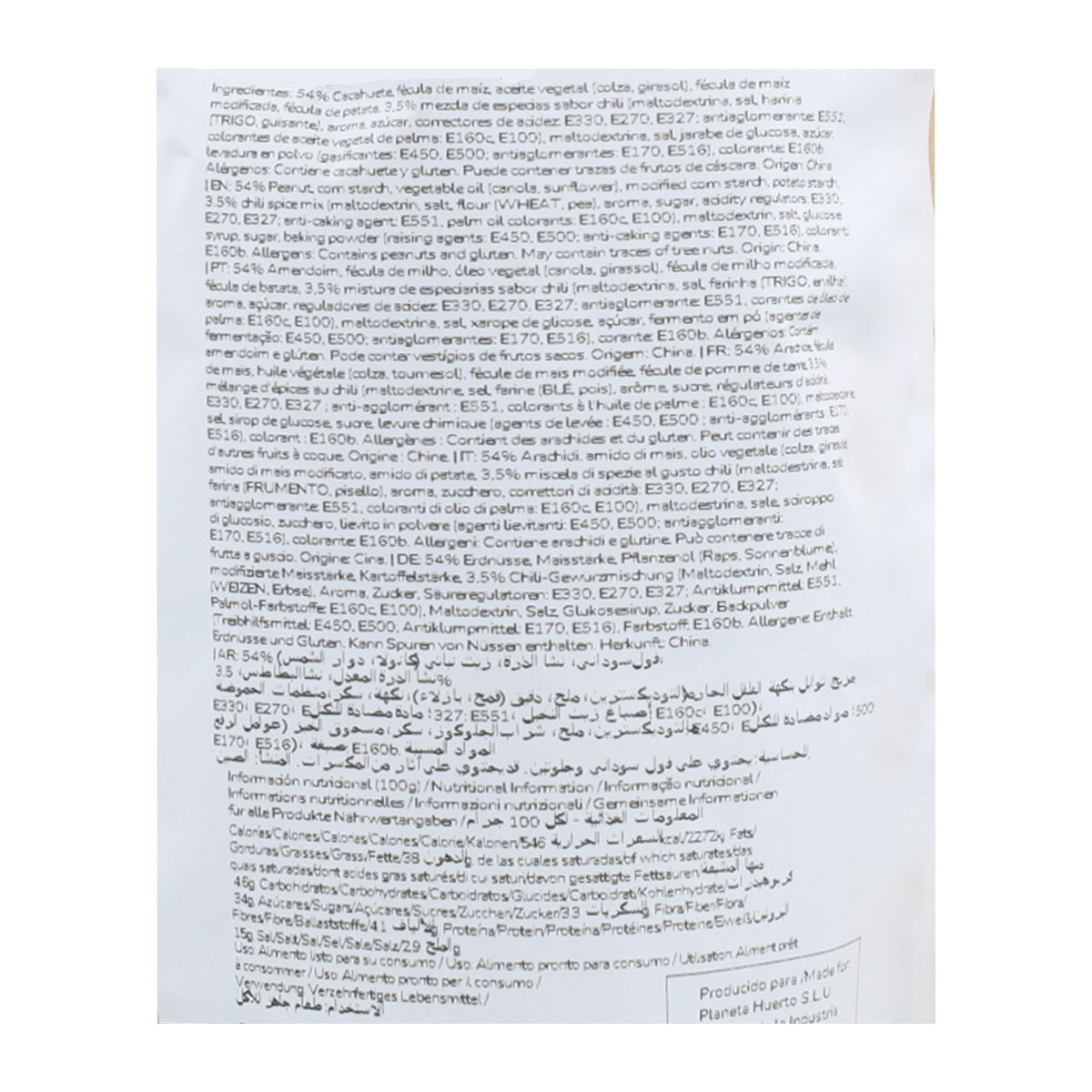 Peperoncino Planeta Huerto 250gr