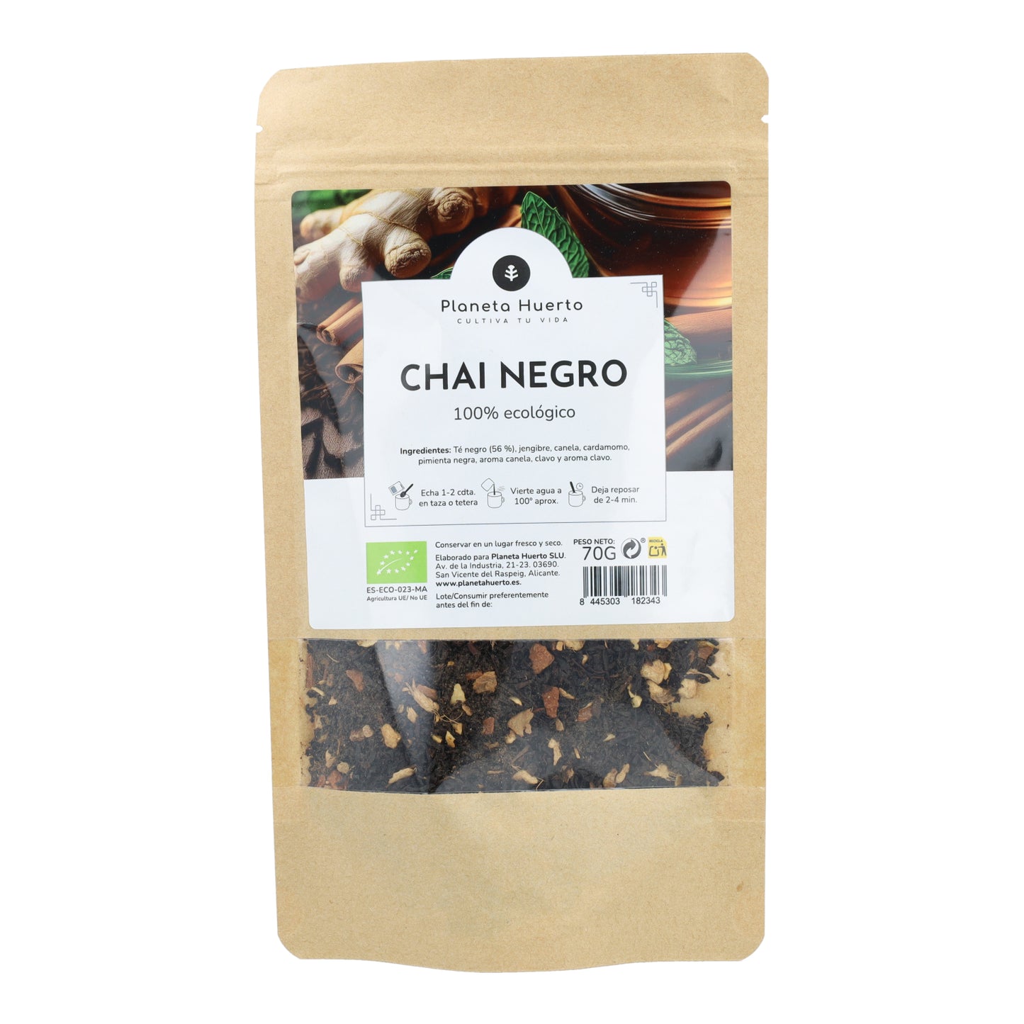 Thé noir chai ECO Planeta Huerto 70g