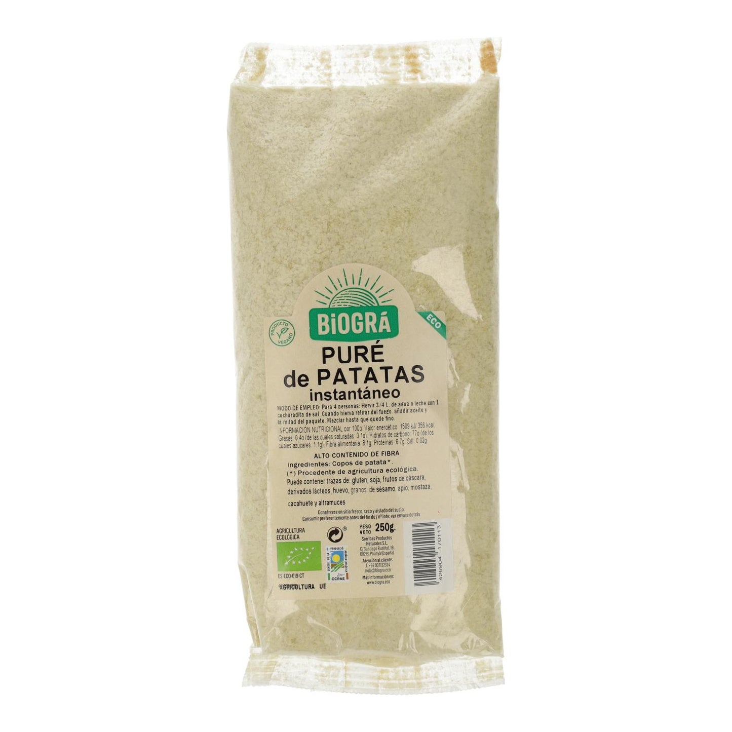 Instant-Kartoffelpüree BIO Biogra, 250 g