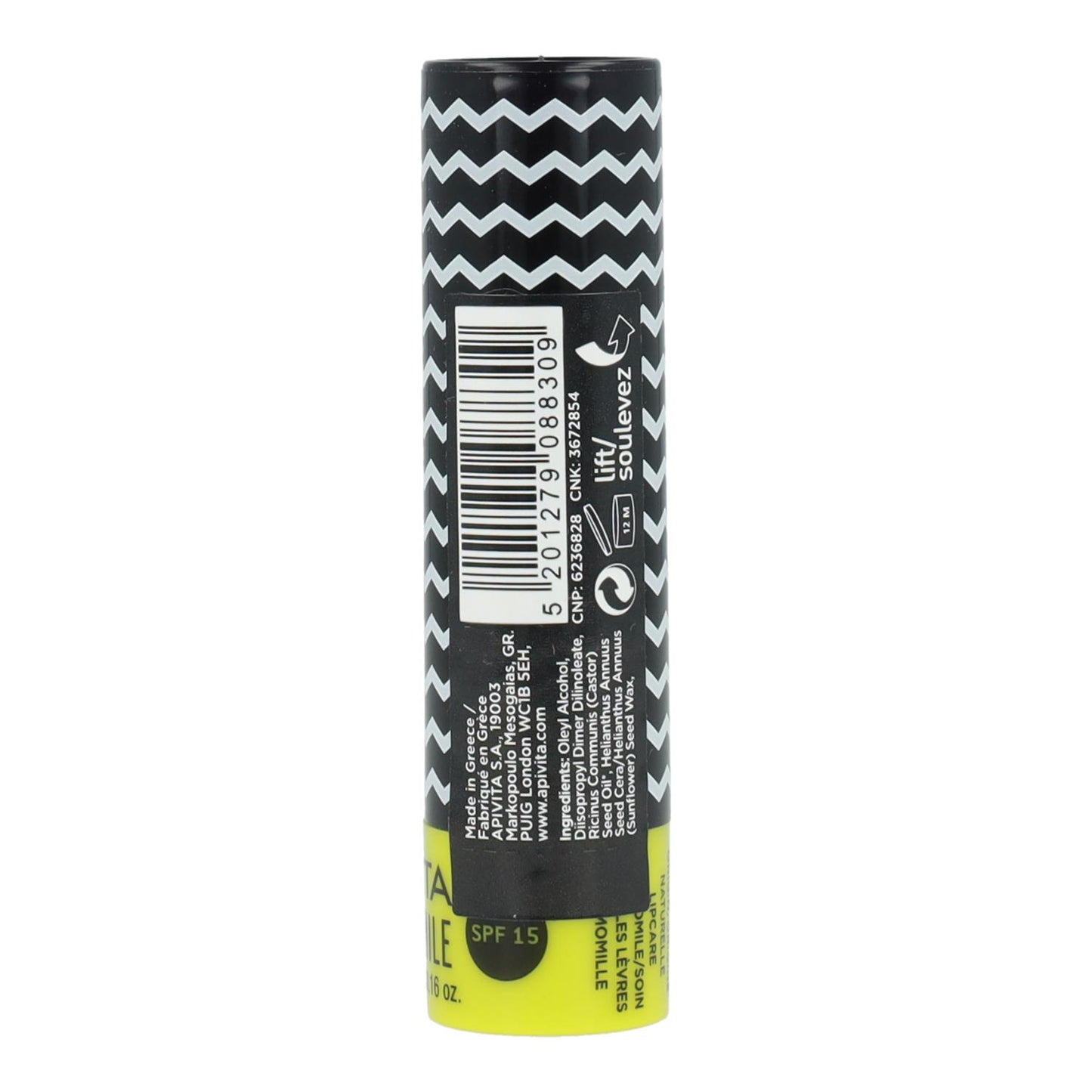 Balsam do ust SPF15 z rumiankiem Apivita 4,4 g Balsam do ust SPF15 z rumiankiem Apivita 4,4 g