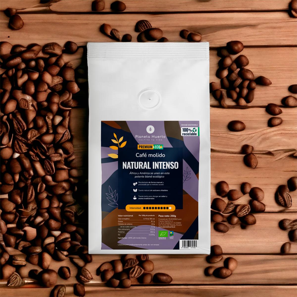Caffè Eco naturale intenso macinato Planeta Huerto 250 g