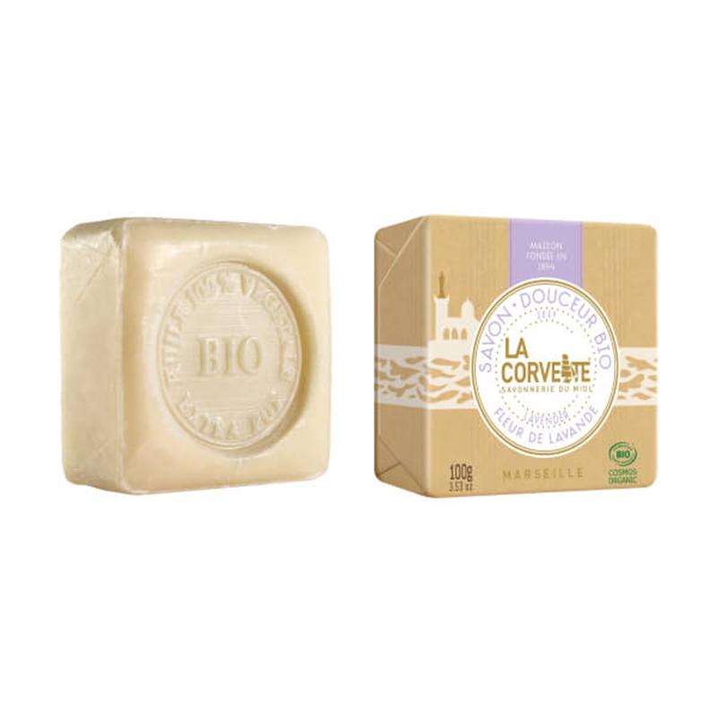 Sapone naturale in panetto alla lavanda La Corvette 100 g