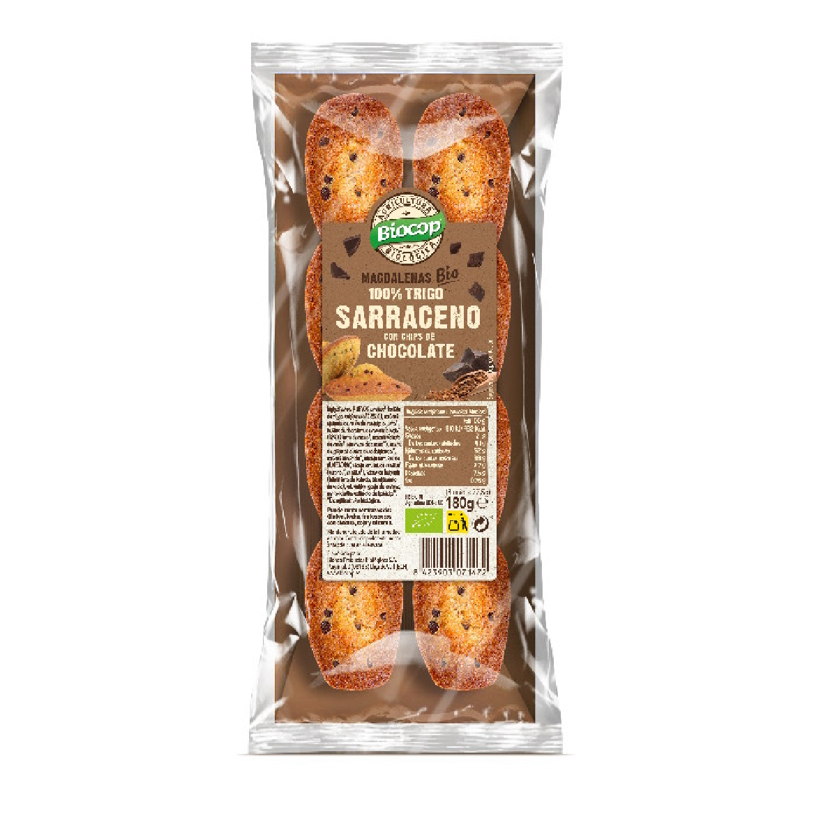 Muffin di grano saraceno con gocce di cioccolato Biocop 180 g