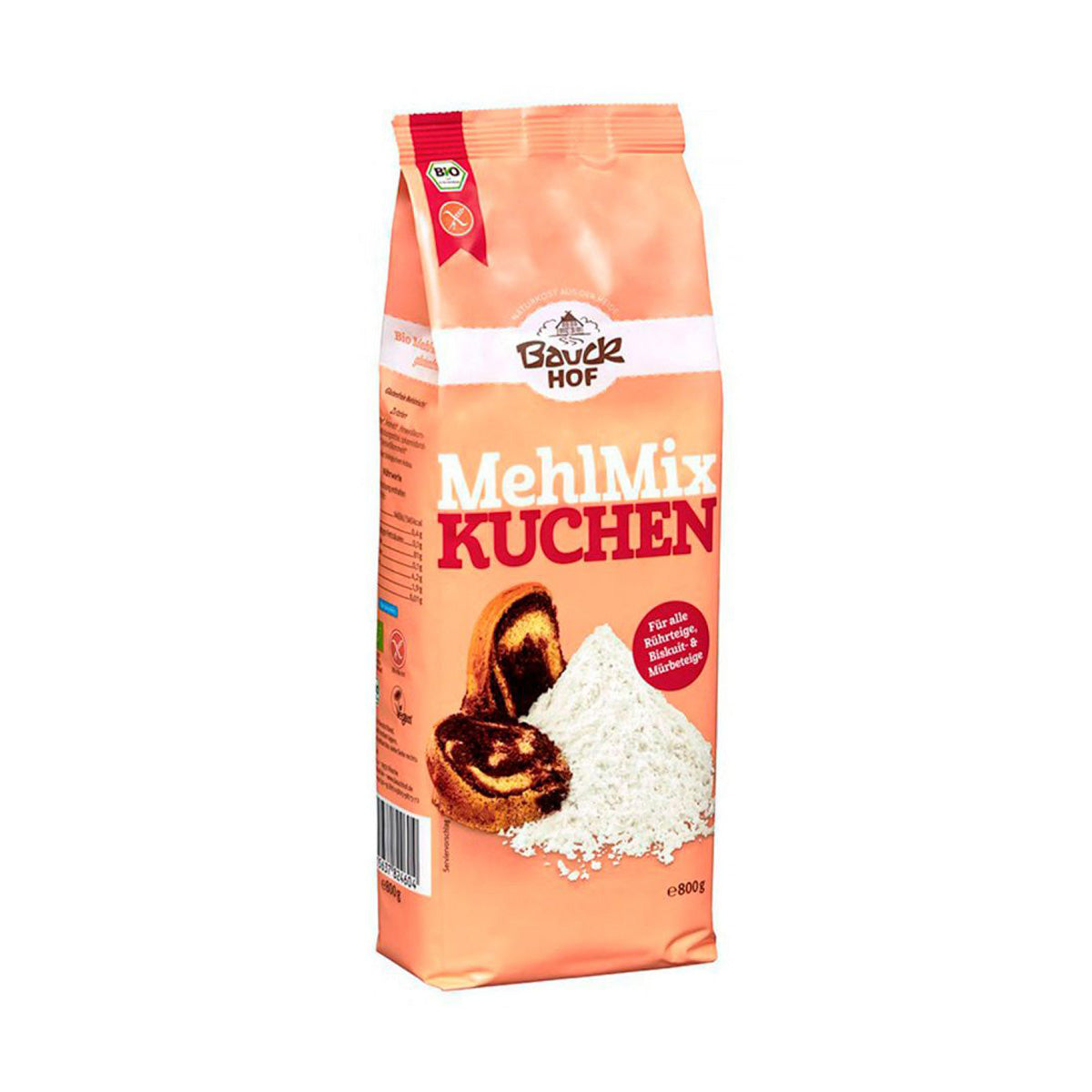 Glutenfreie Backmischung von Bauckhof, 800 g