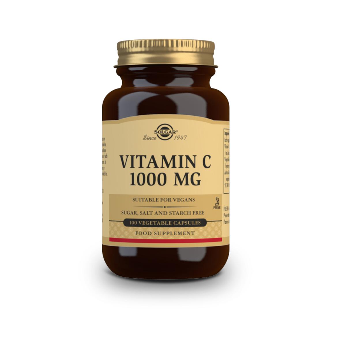 Vitamina C 1000 mg, 100 capsule vegetali da 1000 mg