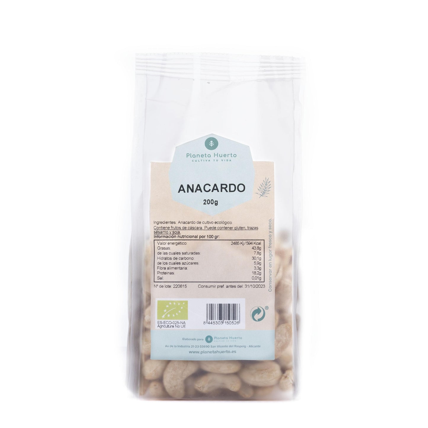 Anacardi ECO Planeta Huerto 200 g