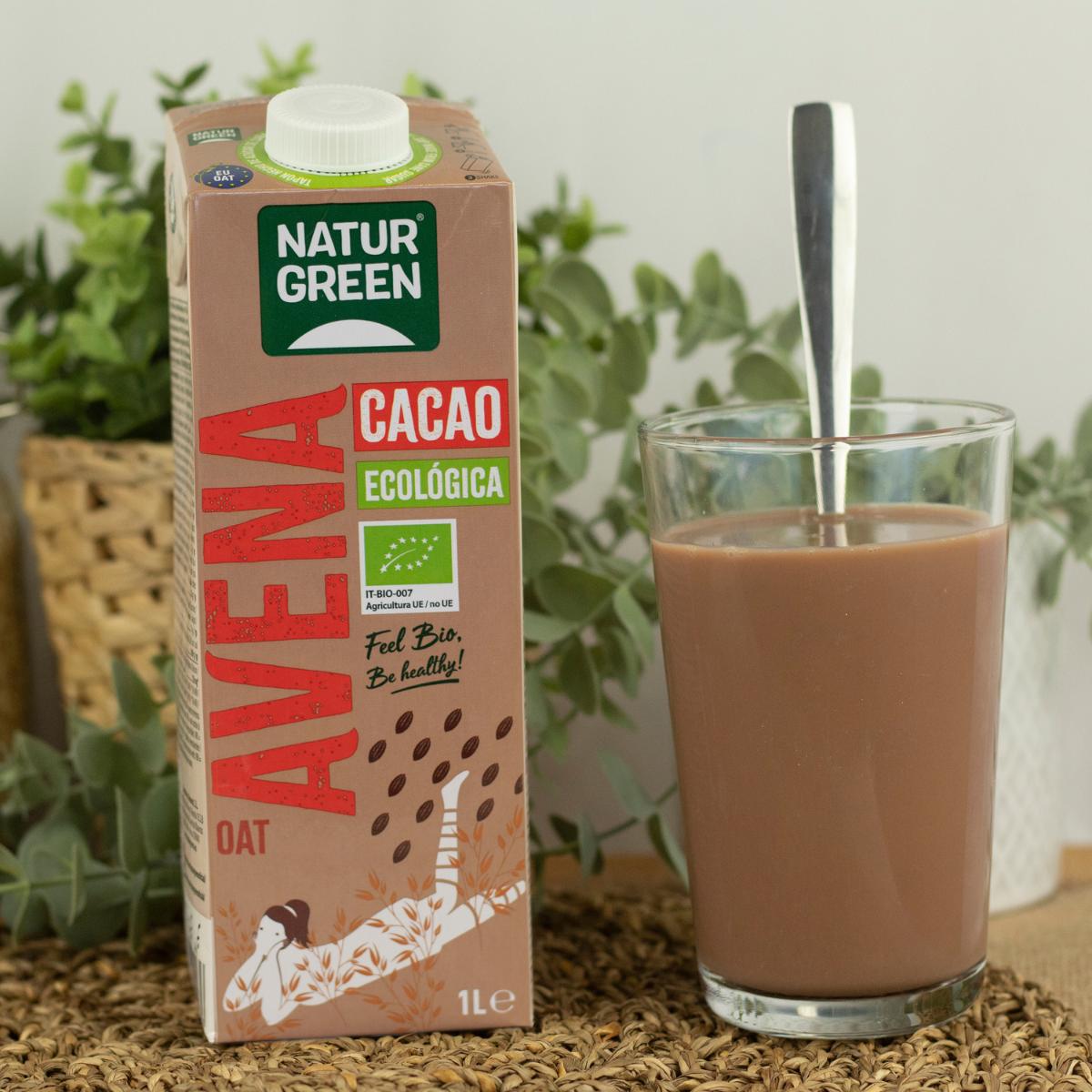 Bevanda all'avena e cacao biologica NaturGreen 1 L
