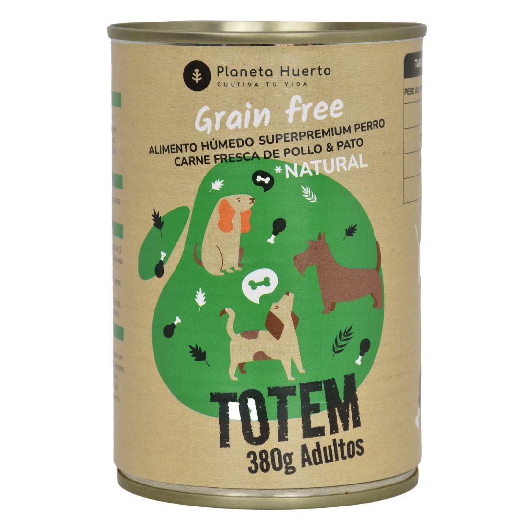 Cibo umido per cani Superpremium senza cereali Pollo e Anatra 380 g Planet Garden
