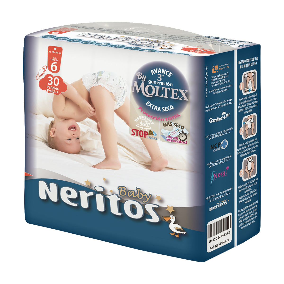 Pieluchy Neritos Baby by Moltex T6 30 szt.