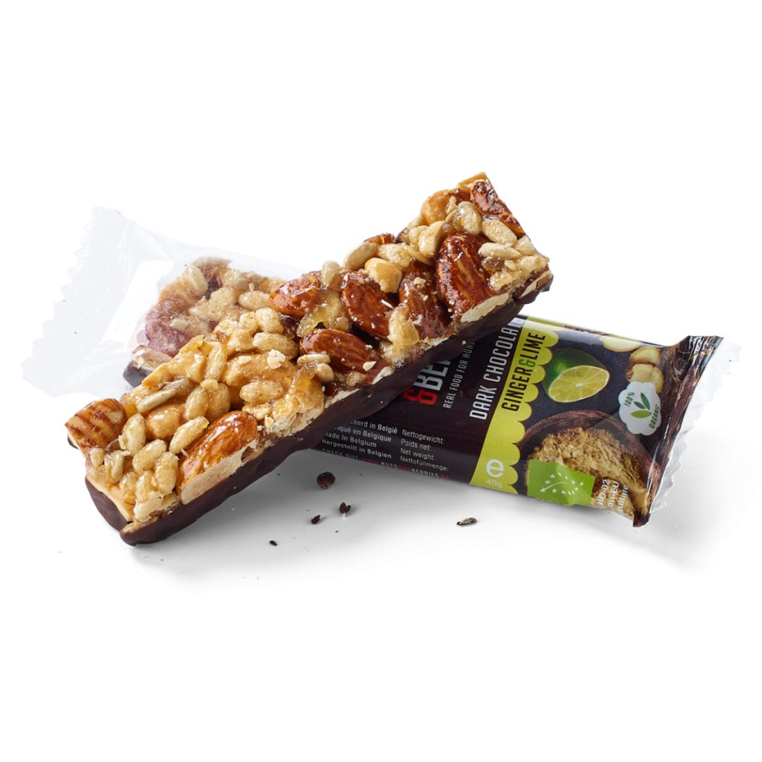 Barretta di cioccolato fondente con zenzero Nuts&Berries 40 g