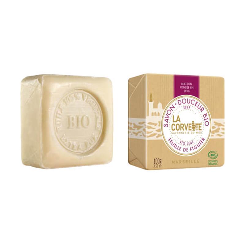 Natuurlijke zeep in tabletvorm Vijgenblad La Corvette 100 g