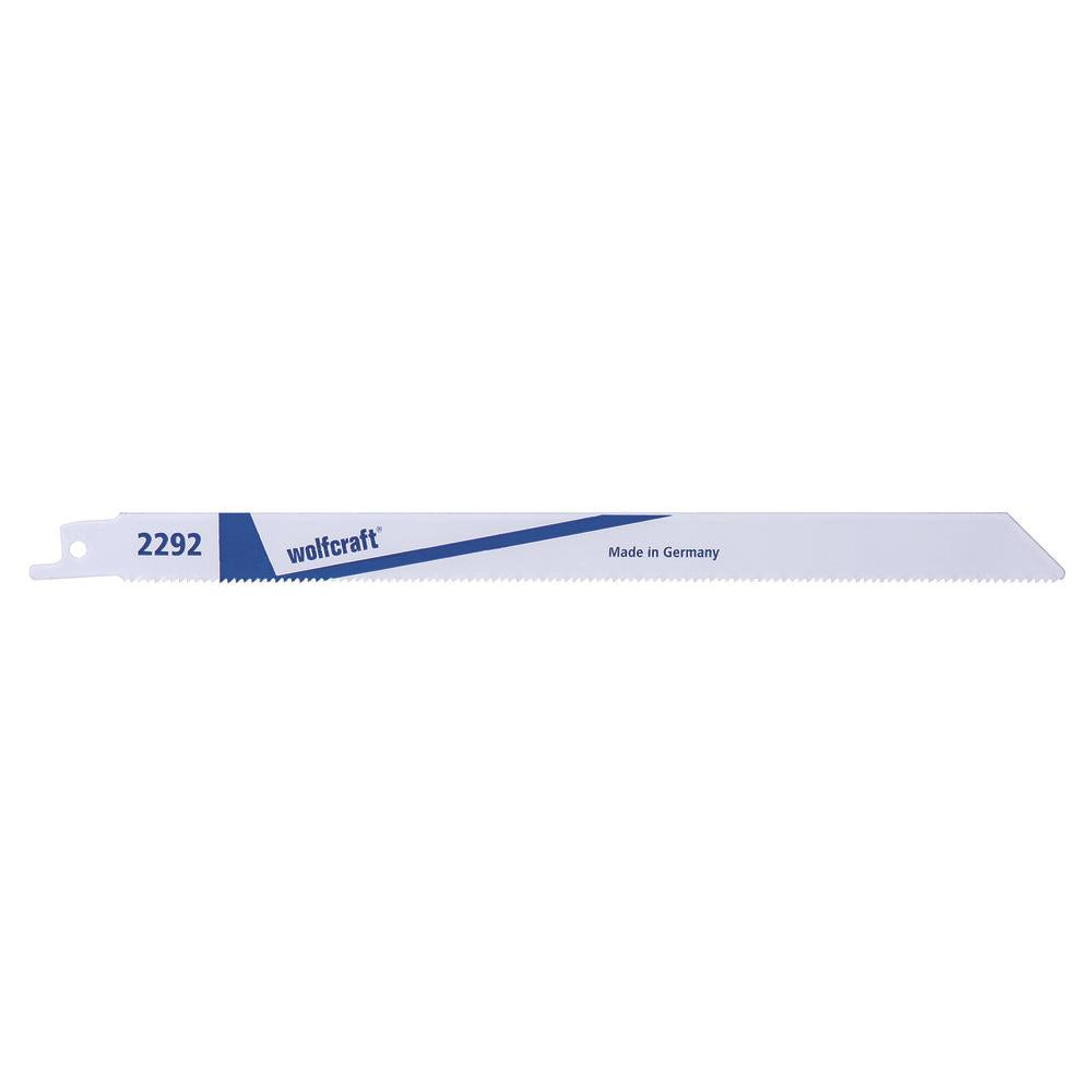 Hojas de sierra de sable BiM para metales no férreos,aluminio cortes enrasados finos Wolfcraft 2292000