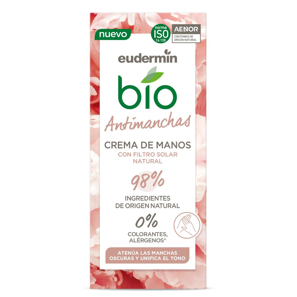 Crème pour les mains bio anti-taches Eudermin 75 ml