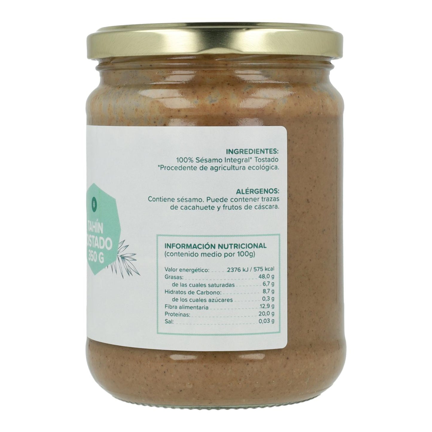 Tahin sésamo tostado ECO Planeta Huerto 350 gr