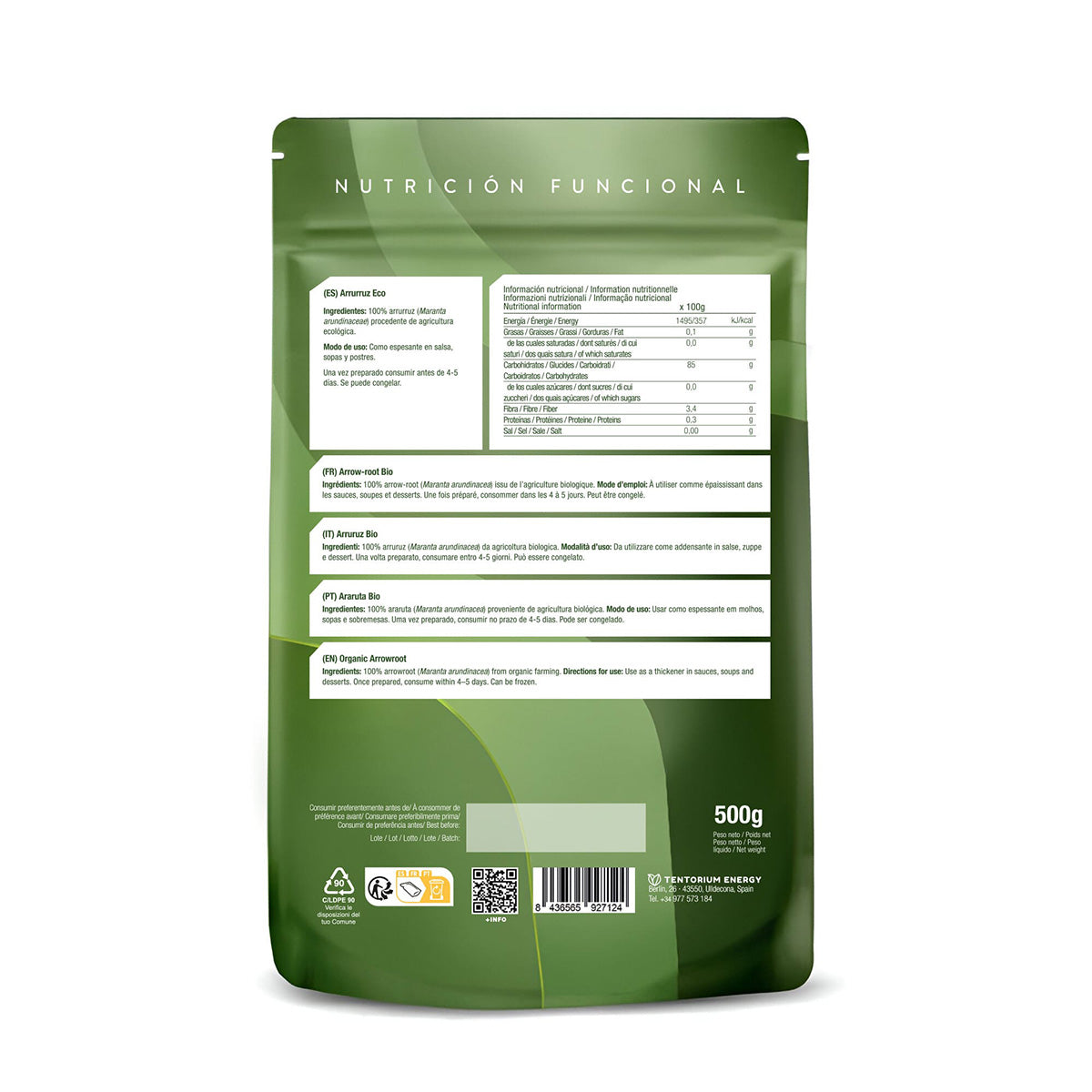 ECO Arrowroot Flour XL Energy Feelings 500 g