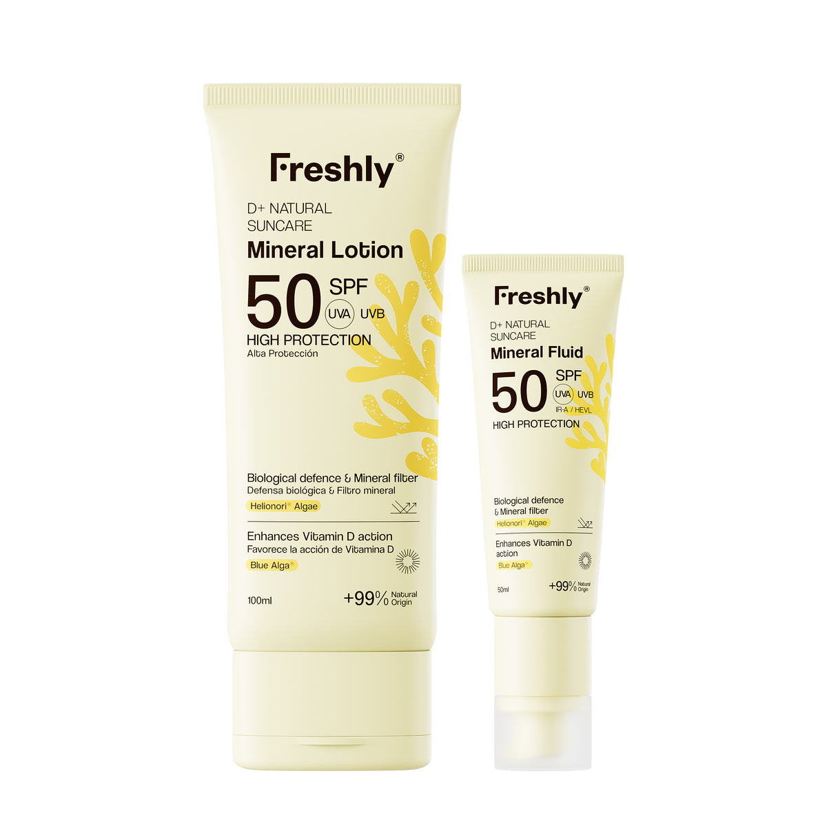 Pack Full Protection D+ Natural Suncare Freshly Cosmetics