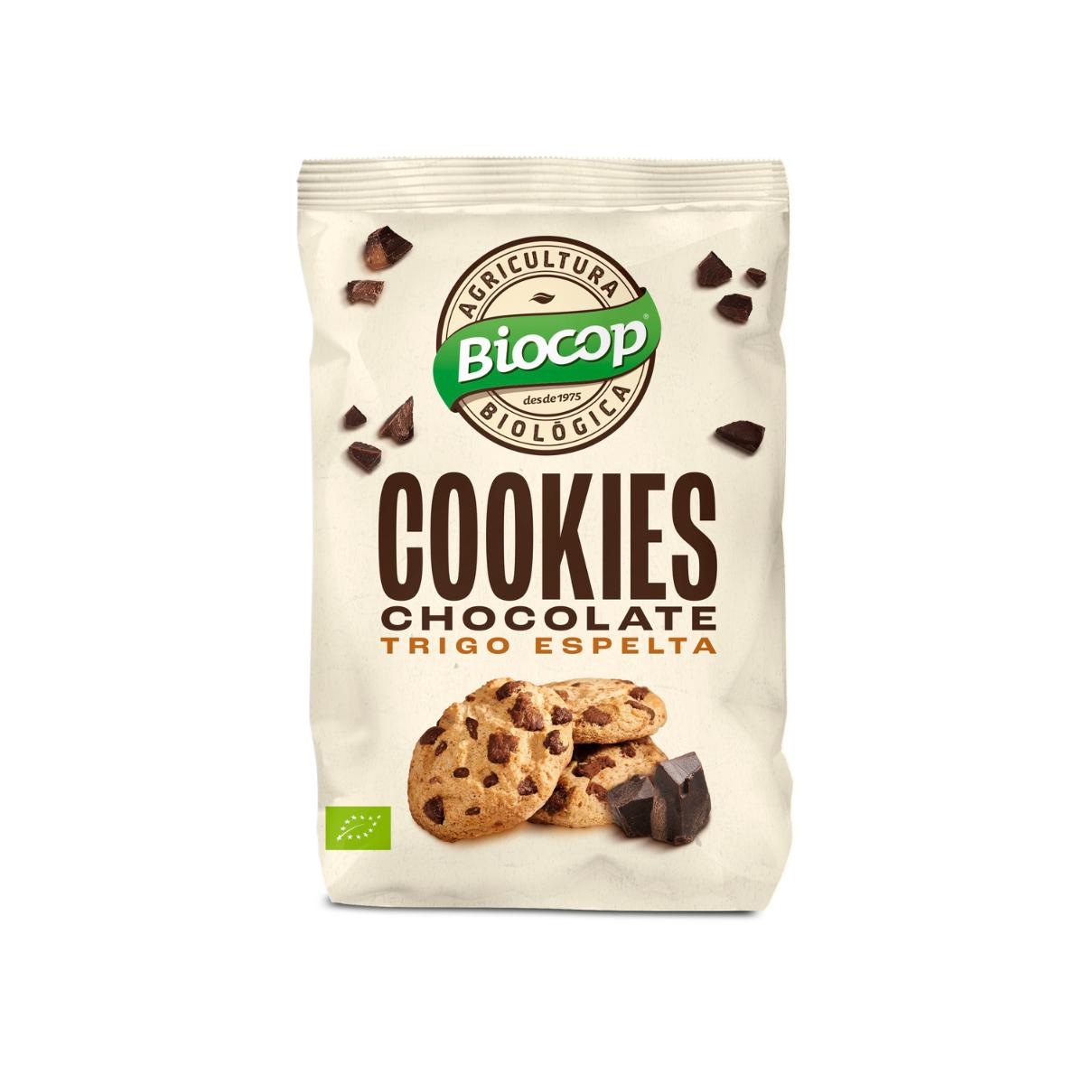 Kekse aus Dinkelmehl mit Schokoladenstückchen Biocop 200 g