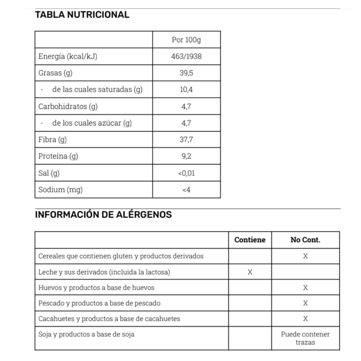 Biologische cacao- en hazelnootcrème Natruly 200 g