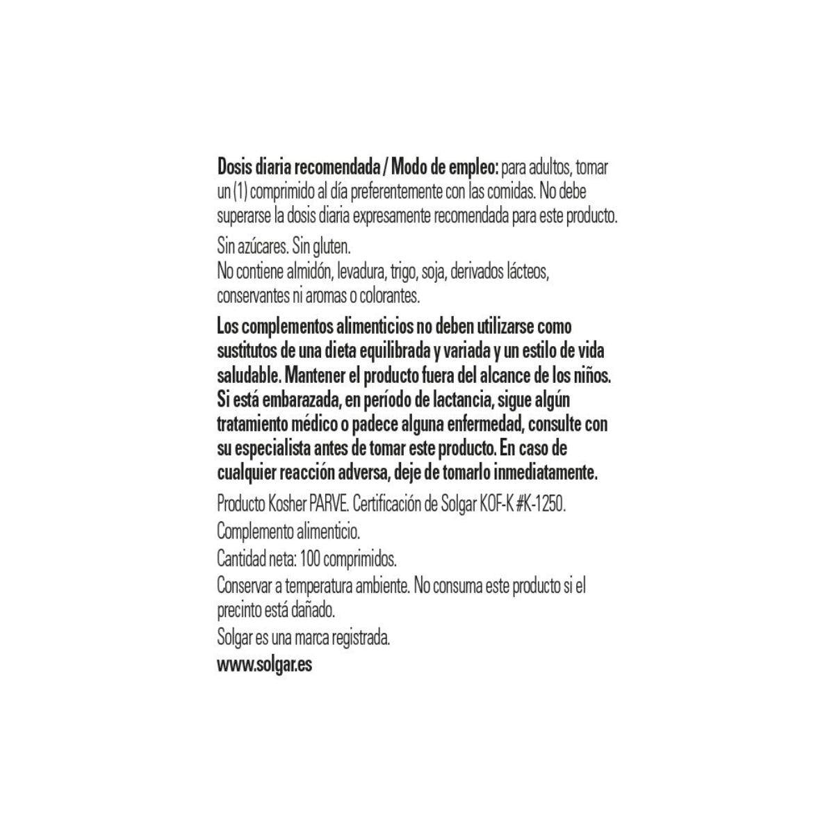 Pakket 2x Vit B12 100 mcg Solgar 100 tabletten