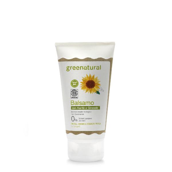Balsamo per capelli ecologico al girasole e karité, Greenatural 200 ml
