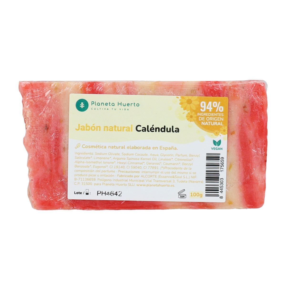 Sapone naturale a base di olio d'oliva e calendula 100 g