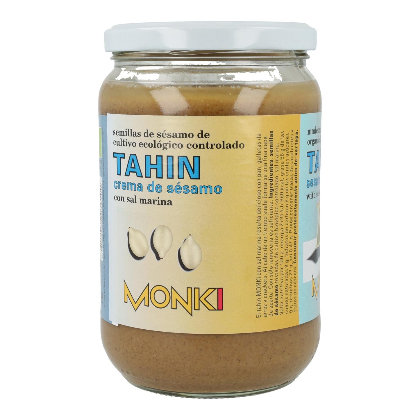 Monki Organic Roasted Tahini with Salt, 650 g
