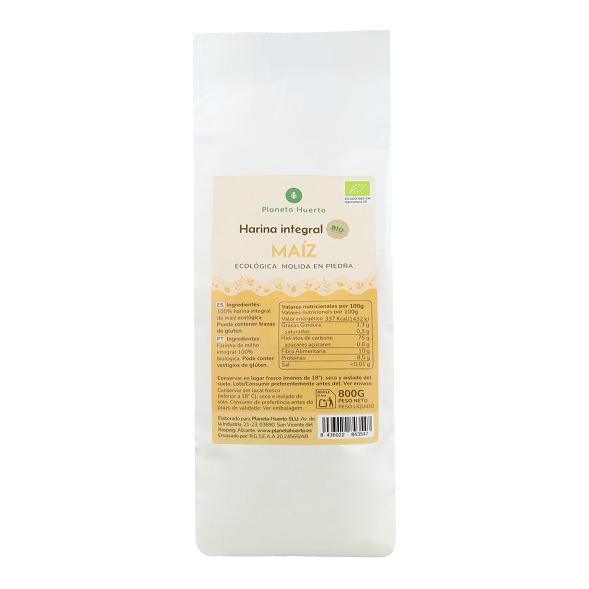 Planet Garden Eco Corn Flour 800 g