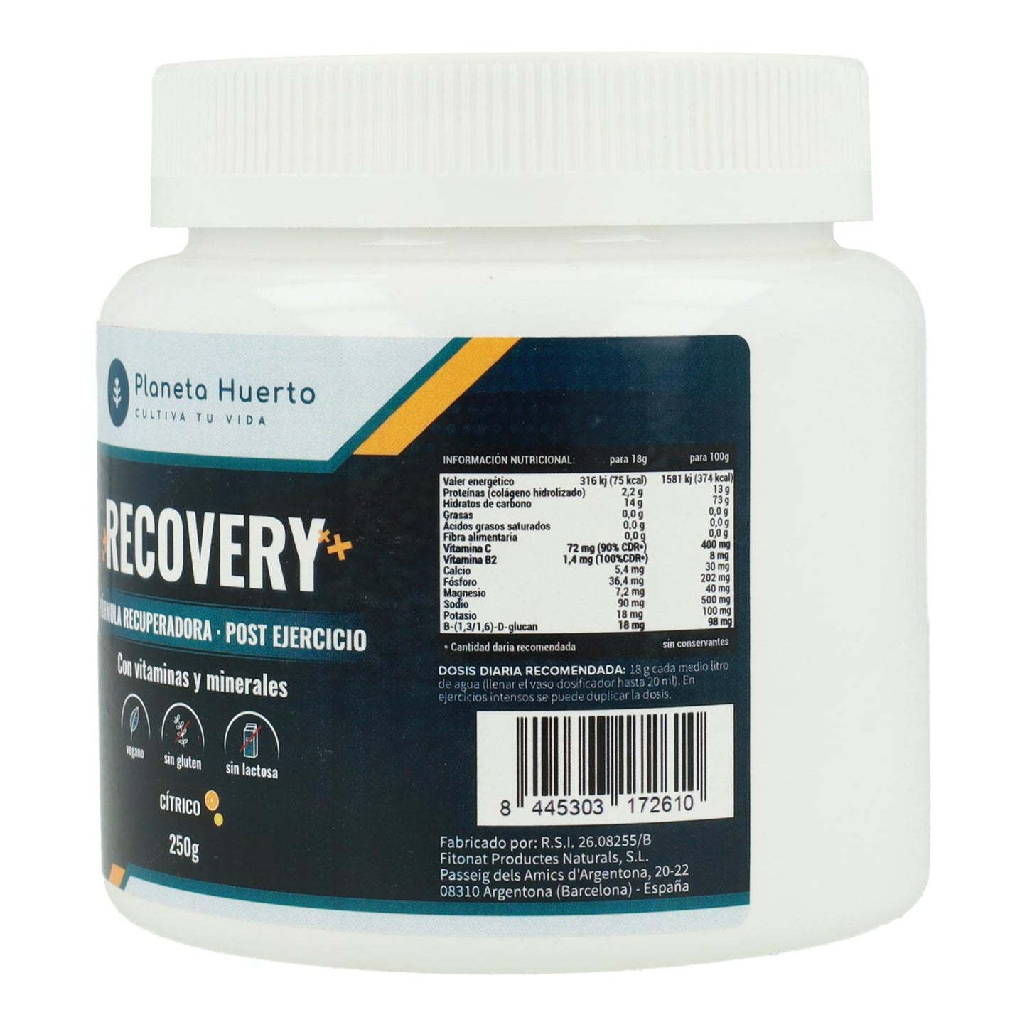 Odzyskiwanie smaku cytrusowego Planeta Huerto 250 g