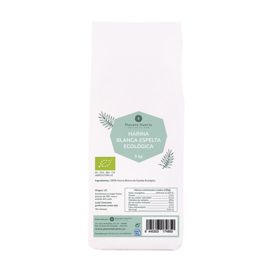 Farina di farro bianco Eco Planeta Huerto 5 Kg