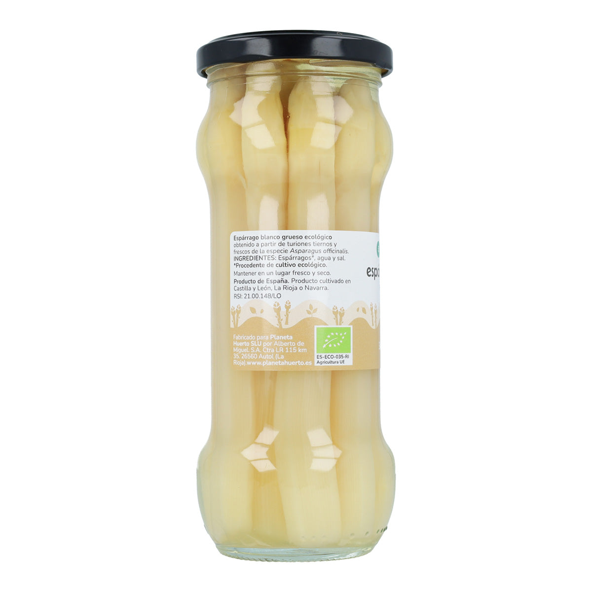 Dikke witte asperges ECO Planeta Huerto 340 g