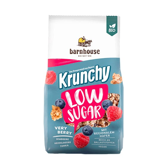 Barnhouse Low Sugar Red Berry Krunchy Muesli 375 g